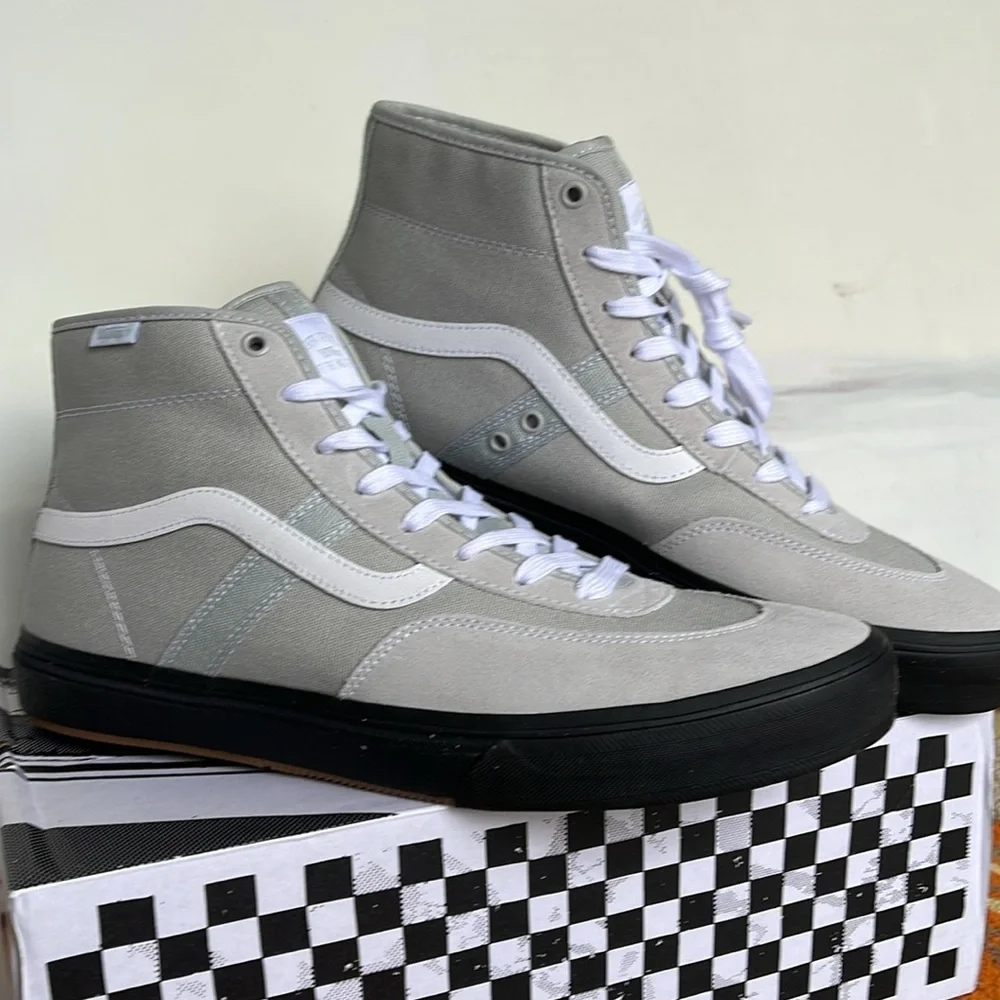 Vans Men’s Crockett High Light Gray/Black VN0A5JIGBH8 Sneakers